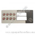 Hydroquip Overlay HT-2 8 Button